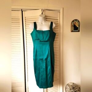 Elegant Teal Sleeveless Dress $19 OBO